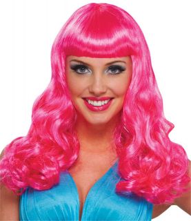 Adult Womens Katy Perry Party Girl Curly Hair Wig Costume Accessory