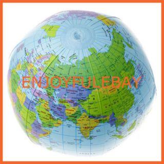EARTH Globe SPACE WORLD BEACH Ball MAP Inflatable