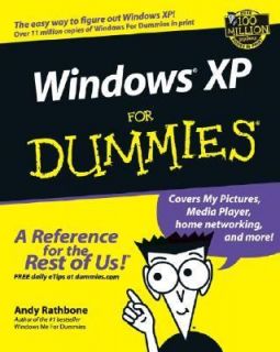 Windows XP for Dummies by Andy Rathbone 2001, Paperback