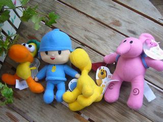 NEW 4 PCS ARRIVAL POCOYO AND FRIENDS ELLY PATO LOULA DOLLS BEST GIFT~~