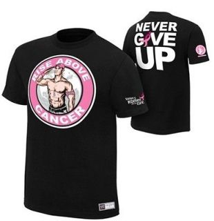   Cena Rise Above Cancer Mens Authentic WWE Shirt Sz Medium Ships Free