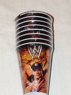 NEW ~WWE WRESTLING~ 8 CUPS PARTY SUPPLIES