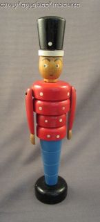 Attributed to Kay Bojesen Denmark Vintage Painted Wood Stacking Toy 