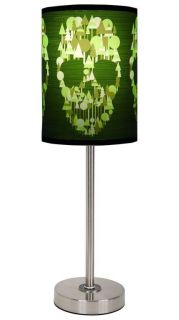   Box Artists Cole Gerst Skull Forest Table Lamp W Choice Of 3 Bases