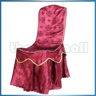   Banquet Home Dining Room Table Decoration Floral Chair Cover Hot Sale
