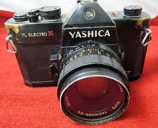 Yashica TL Electro SLR 35mm SLR Film Camera w/50mm 12 Yashica lens