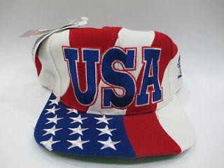   Team USA Atlanta Olympics Snapback Hat Cap The Game Big Logo Grn Dream