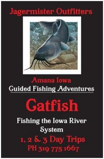 IOWA GUIDED FISHING TRIP 2 DAYS MONSTER CATFISH 2 PEOPLE $250 20​13