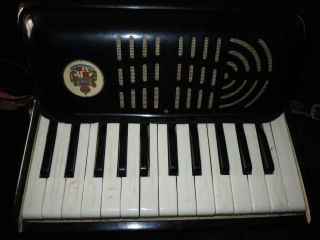   Antique 40s 50s A Noble Product Worlds Finest Junior Accordion Italy