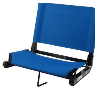 Stadium Chair Canvas Steel Frame New Royal Blue