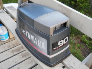 93 yamaha 90 hp ttr outboard engine cover hood coul