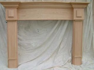 CURVED Wood Oak Fireplace Surround Mantel Mantle Mantal Shelf 