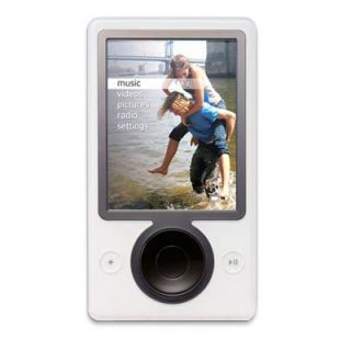   Zune 30 White (30 GB) Digital Media Player (Plus 1 month Zune pass