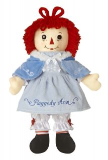 Raggedy Ann Winter Time Chilly Chic Doll Blue Velvet Clothes 16 from 
