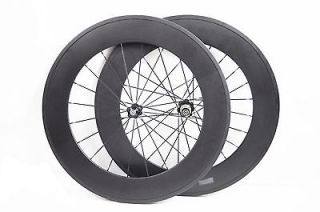   23mm wider/width carbon fiber road racing bicycle/bike wheel set