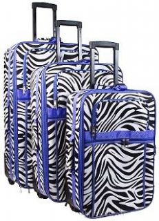 zebra print luggage in Luggage