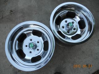 NEWLY POLISHED 15x8.5 ANSEN SLOT MAG WHEELS CHEVELLE CAMARO MAGS 