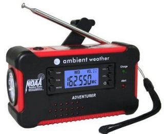   Weather WR 111 Emergency Solar Hand Crank AM/FM/NOAA Digital Radio