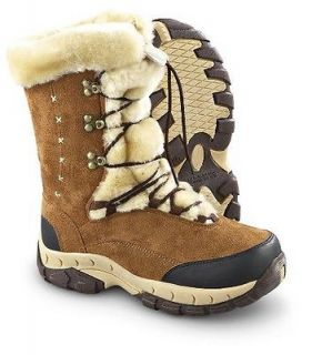 Itasca ANASTASIA 658009 Youth Girls Brown Faux Fur Lined Comfort 
