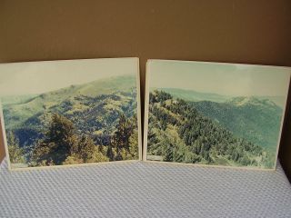 VINTAGE 14X11 PHOTOGRAPHS OF THE CAPITAN MTS. NEW MEXICO   SMOKEY 