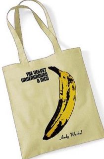 THE VELVET UNDERGROUND Andy Warhol Tote Bag Natural