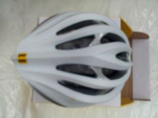 Mavic Plasma bicycle cycling race mountain bike helmet MD WHT/SIL 