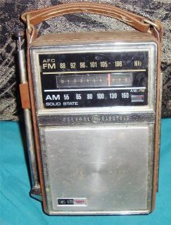 General Electric AM/FM Solid State Radio 2 Way Power Model# PQ77E