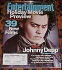 JOHNNY DEPP on the Cover of ENTERTAINMENT WEEKLY NOV 2007
