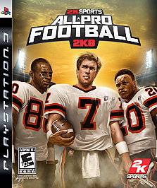 All Pro Football 2K8 Sony Playstation 3, 2007