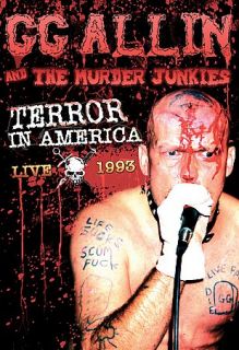 GG Allin the Murder Junkies   Terror in America DVD, 2006
