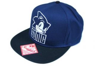 Sega Sonic Head & Logo Hat Snap Back Baseball Cap Licensed Adult