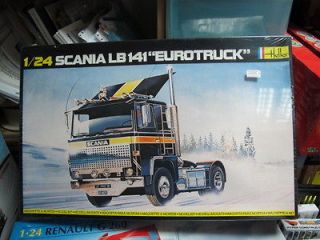 Scania LB141 Eurotruck tractor 1/24 model kit Heller 