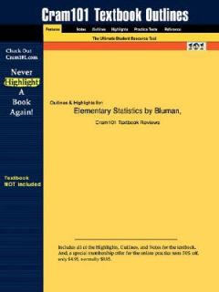 Elementary Statistics by Allan G. Bluman 2006, Paperback