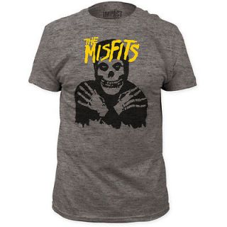 NEW The Misfits Vintage Faded Look Skull Band Logo Name Punk Sizes T 