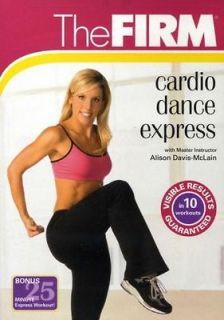   CARDIO DANCE EXPRESS / DANCE FUSION DVD NEW ALISON DAVIS WORKOUT NEW