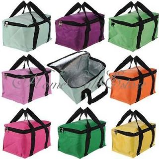 Waterproof Aluminum foil Insulated Zipper Lunch Box Cooler Bag Picnic 