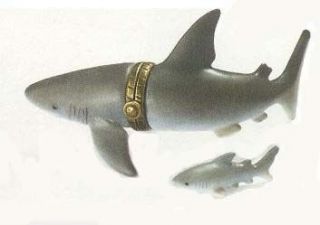 Shark PHB Porcelain Hinged Box by Midwest of Cannon Falls