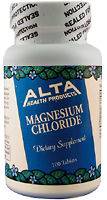Alta Health Magnesium Chloride, 100 Tablets