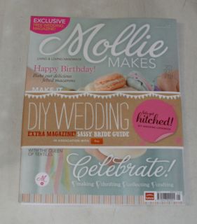Mollie Makes magazine #14 loving Handmade free DIY wedding sassy bride 