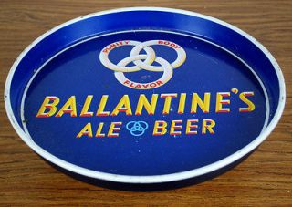 Vintage Ballantines Ale Beer Tin Tray