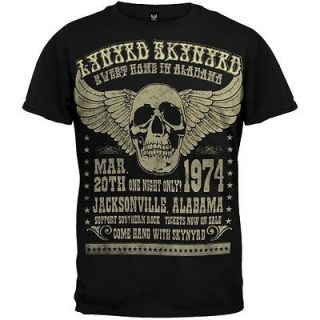 Lynyrd Skynyrd   Alabama 74 T Shirt Music Band Tee Shirt