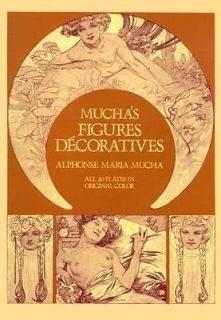 Muchas Figures Decoratives by Alphonse M. Mucha 1981, Paperback 