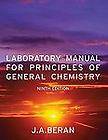Principles of General Chemistry by Jo Allan Beran 2010, Paperback, Lab 