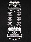 Home Alarm Yard Signs & 6 Security System Decals Rare