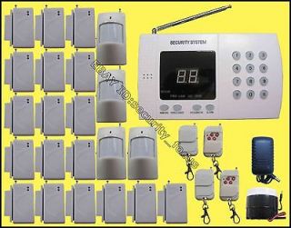 K34 99 Zones Wireless PIR Home Security Alarm Burglar System Auto Dial 
