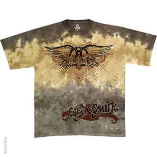 Aerosmith Ray Logo Tie Dye Music Rock Cotton Tee Shirt New All Sizes T
