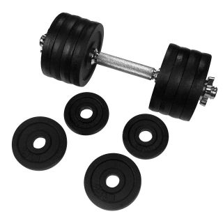 45 lbs   52.5 Weight Adjustable Solid Cast Iron Dumbbells   Ship by 