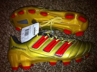 Adidas adiPower PREDATOR T  TRX FG Soccer Shoe GOLD ( G40970) U.S Mens 