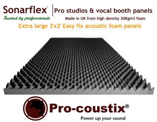 acoustic foam panels in Acoustical Treatments