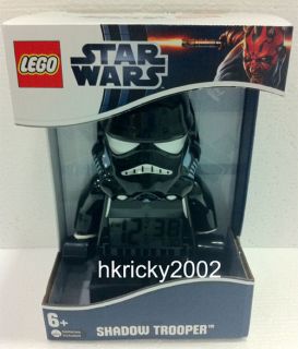 Lego Star Wars Shadow Trooper Alarm Clock Figure